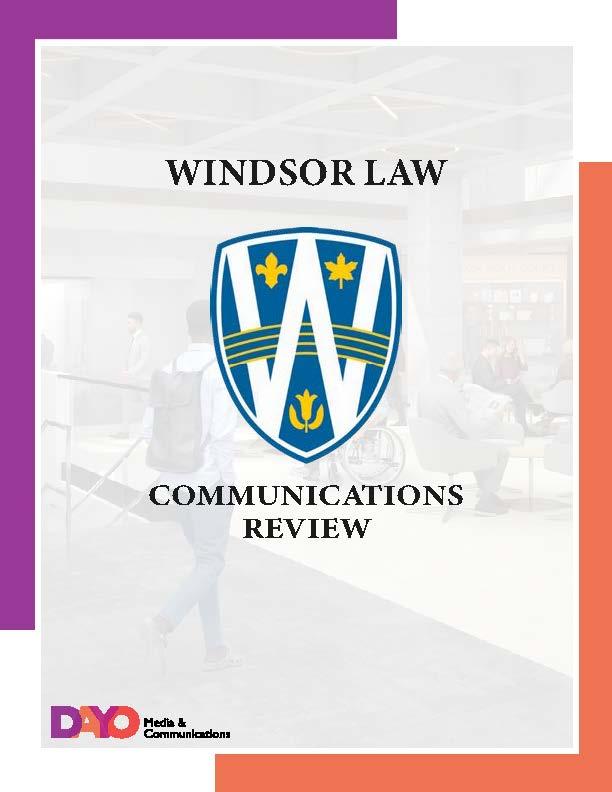 Windsor Law Communications Review Cover